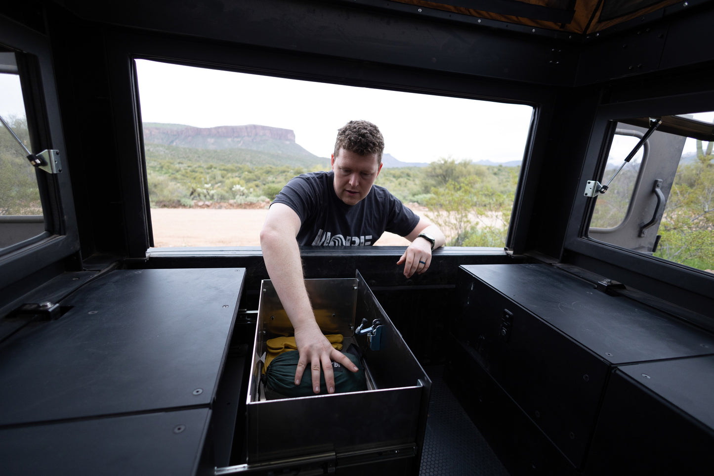 Midsize 5ft Truck Camper Interior