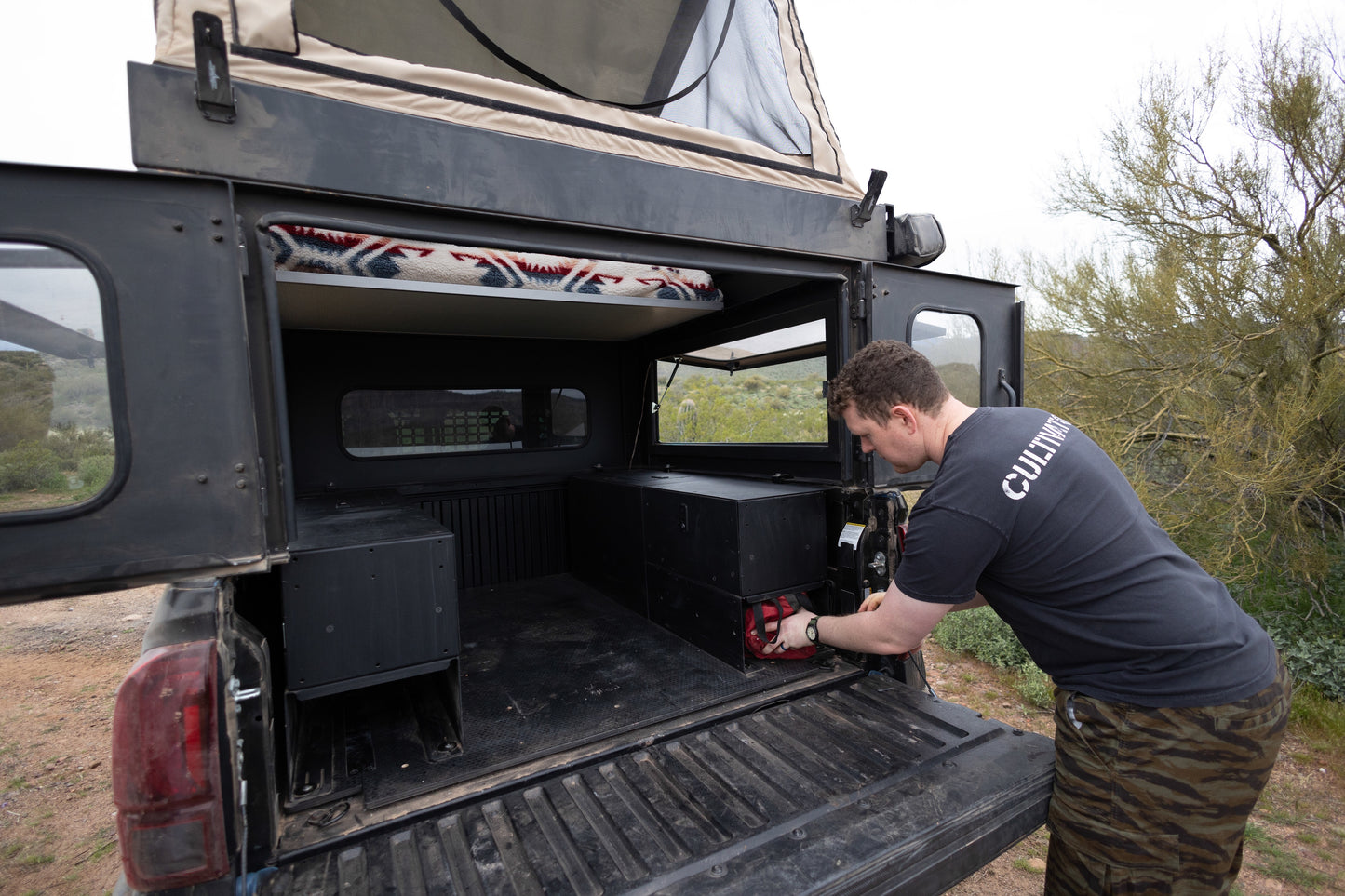 Midsize 5ft Truck Camper Interior
