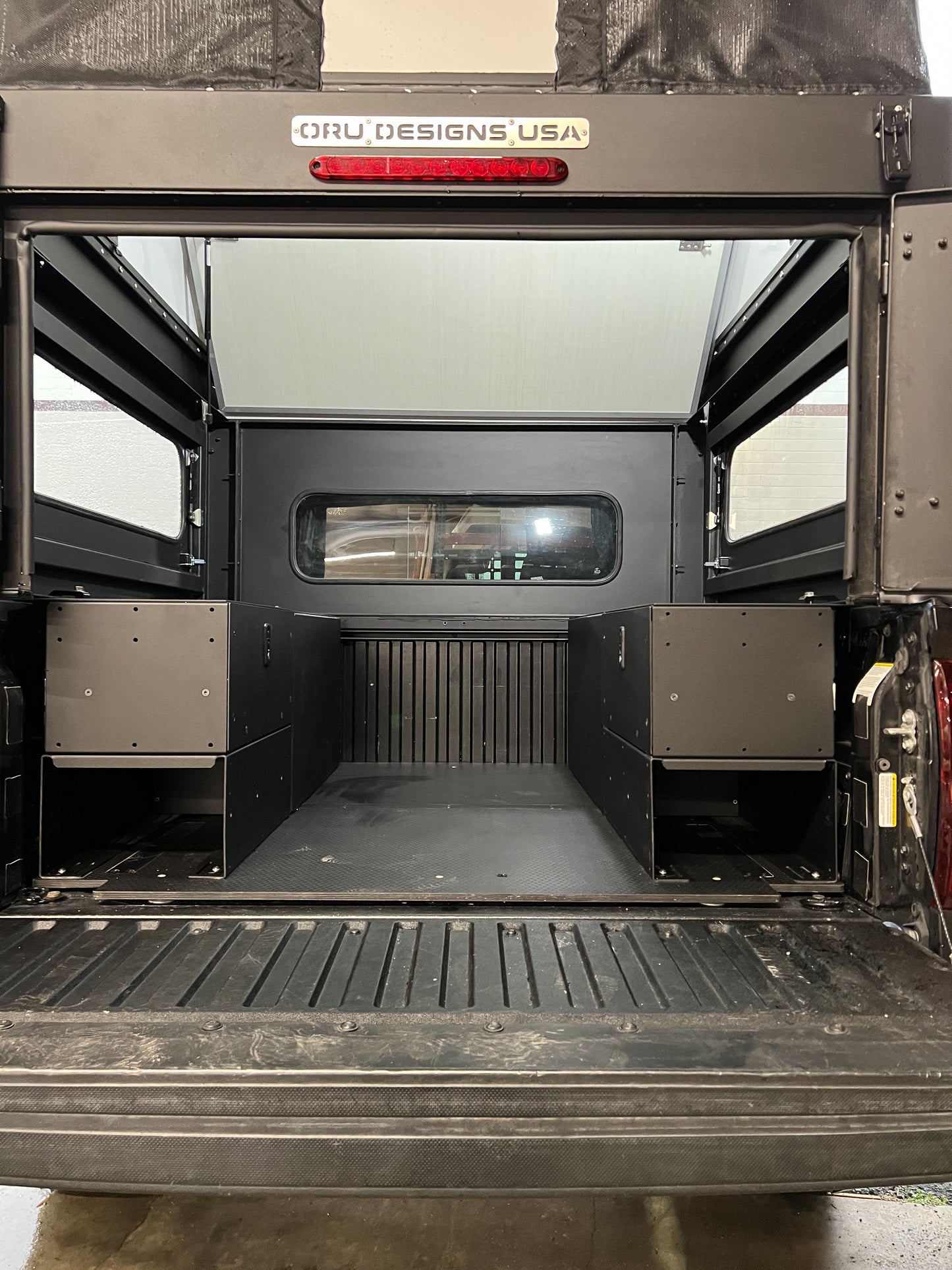 Midsize 5ft Truck Camper Interior