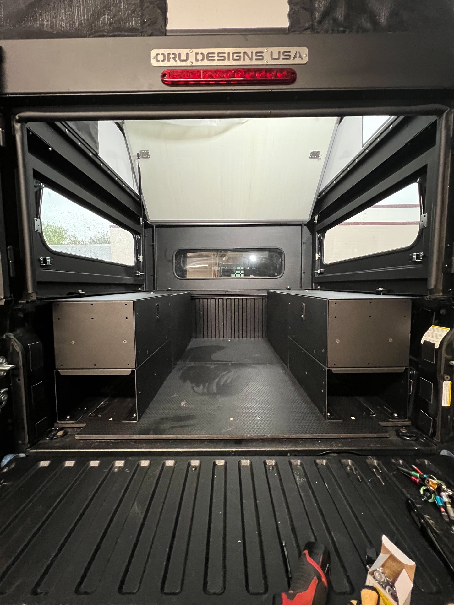Midsize 5ft Truck Camper Interior